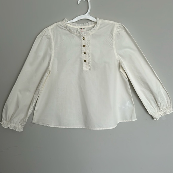 Crewcuts Other - Crewcuts/jcrew. Cotton poplin top with gold buttons in front.
